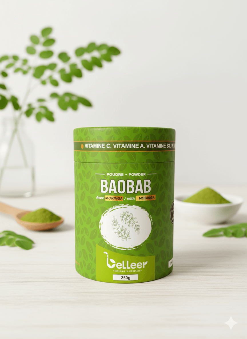 Belleer Baobab with Moringa Powder