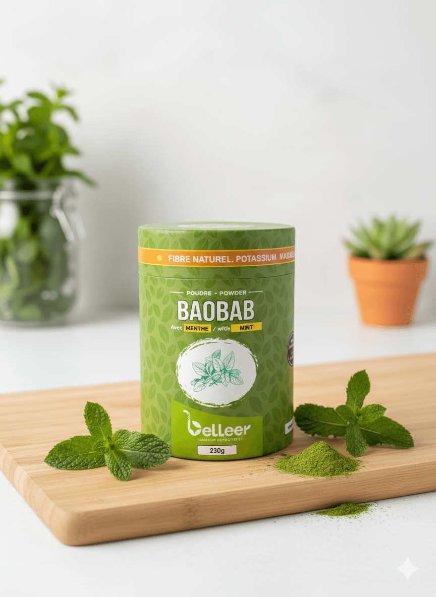 Belleer Baobab with Mint Powder