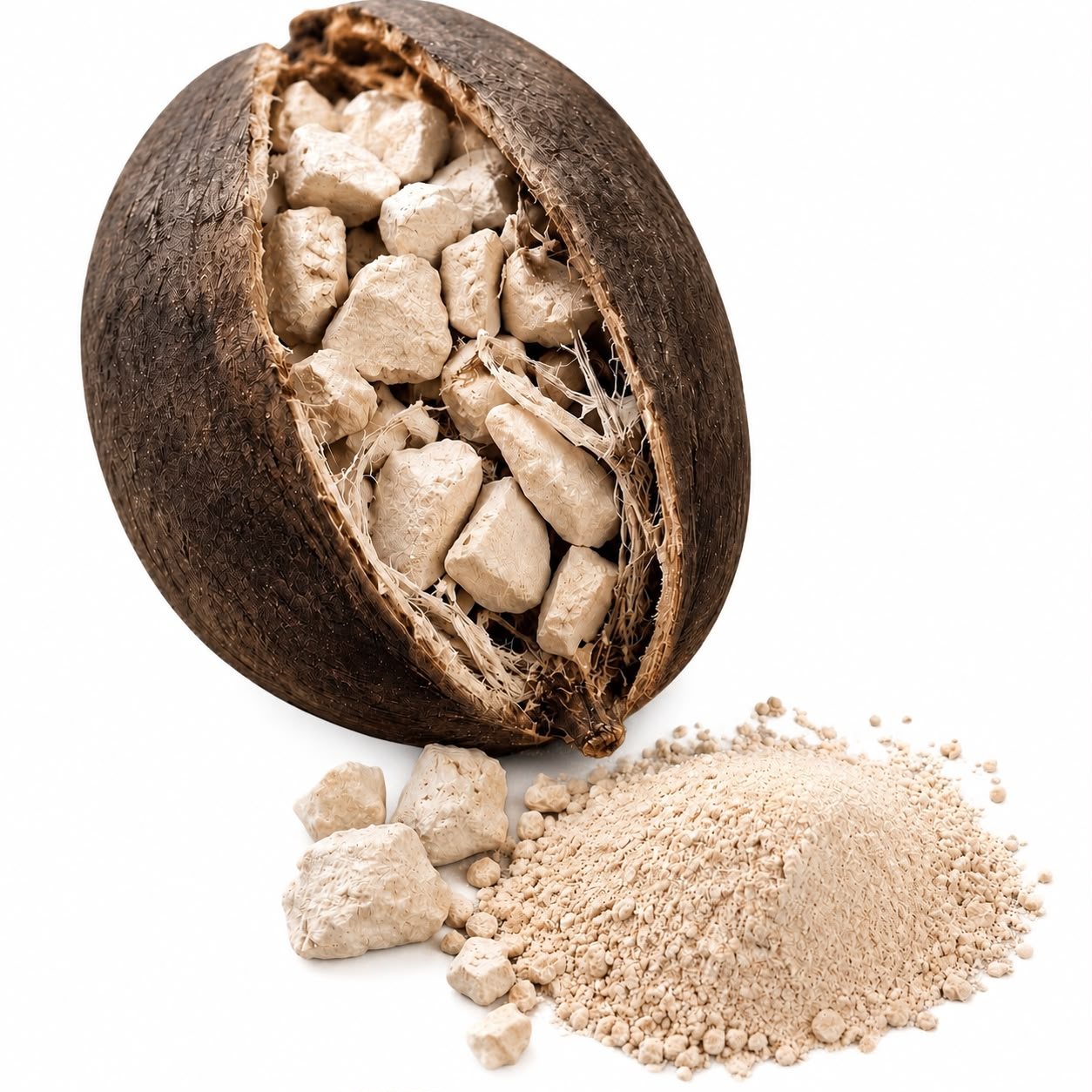 Baobab powder splash