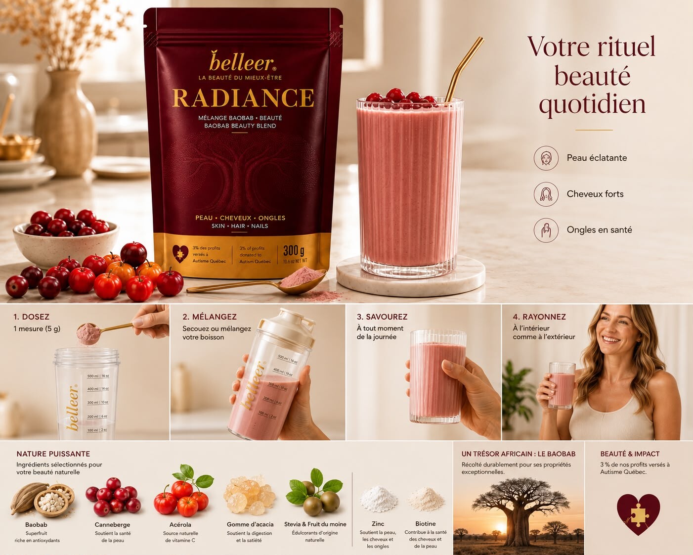 Belleer Radiance daily beauty ritual